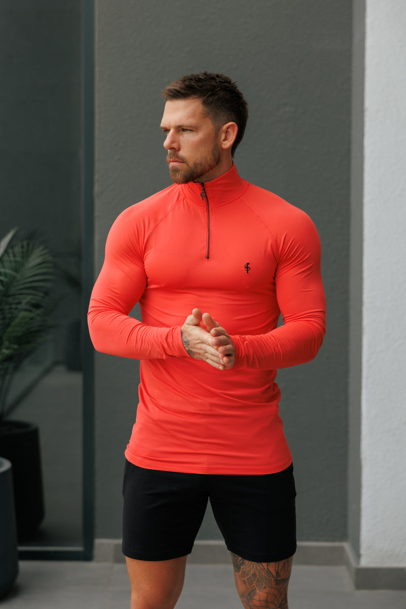 FS LS Coral Half Zip Gym Top - FSH1284