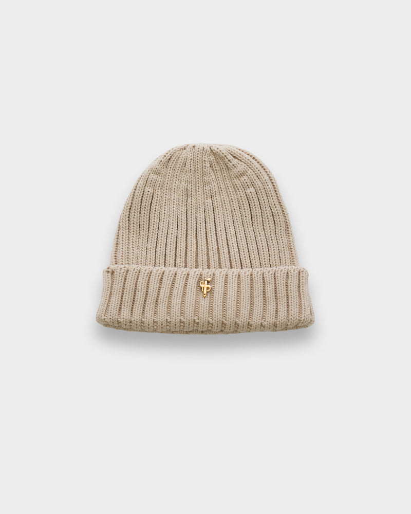 Father Sons Ribbed Beanie Hat Beige - FSJ118 (PRE ORDER 12TH NOVEMBER)