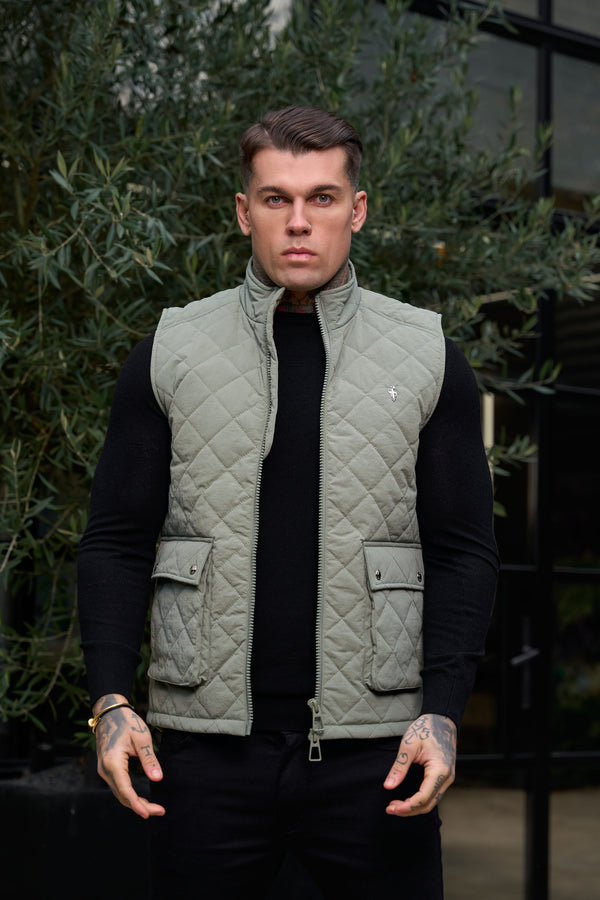 FS Sage Padded Gilet With Front Pockets  - FSN210