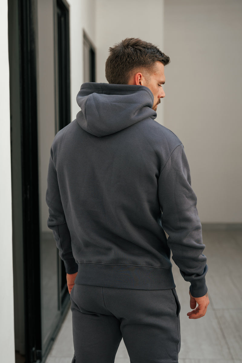 FS Charcoal / Silver Cargo Hoodie - FSR034 (PRE ORDER 22ND DECEMBER)