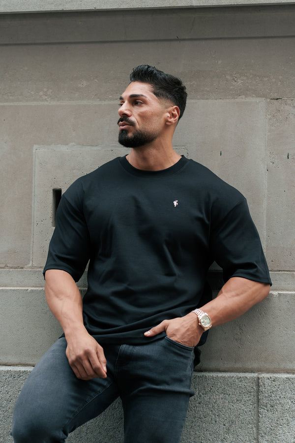 Father Sons Black Distressed Stretch Relaxed Jeans - FSJEAN018
