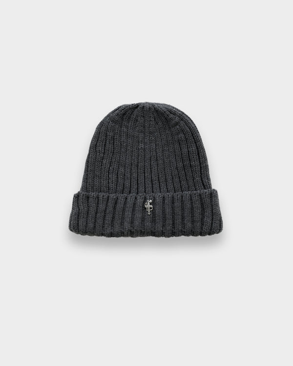 Father Sons Ribbed Beanie Hat Charcoal - FSJ123 (PRE ORDER 12TH NOVEMBER)