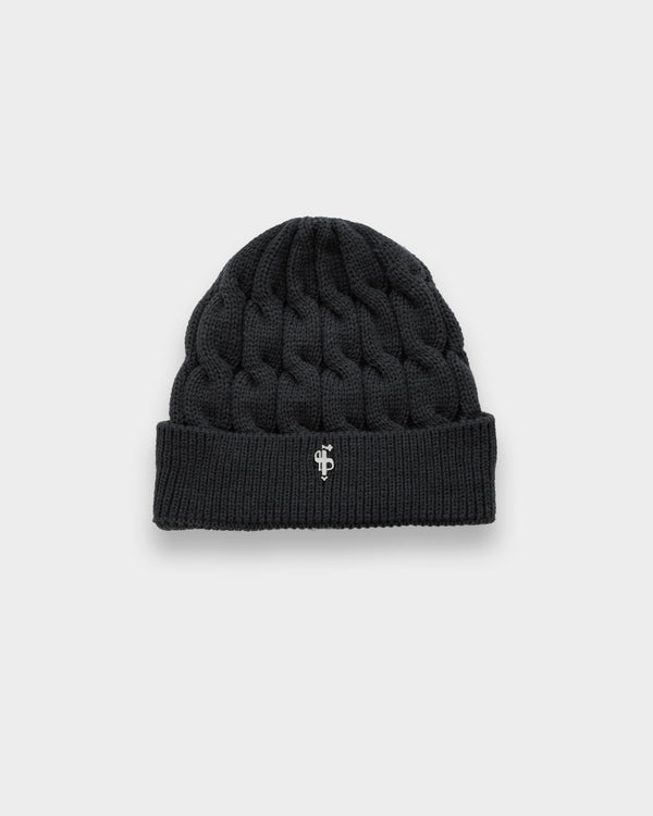 Father Sons Link Weave Beanie Hat Charcoal - FSJ111 (PRE ORDER 12TH NOVEMBER)