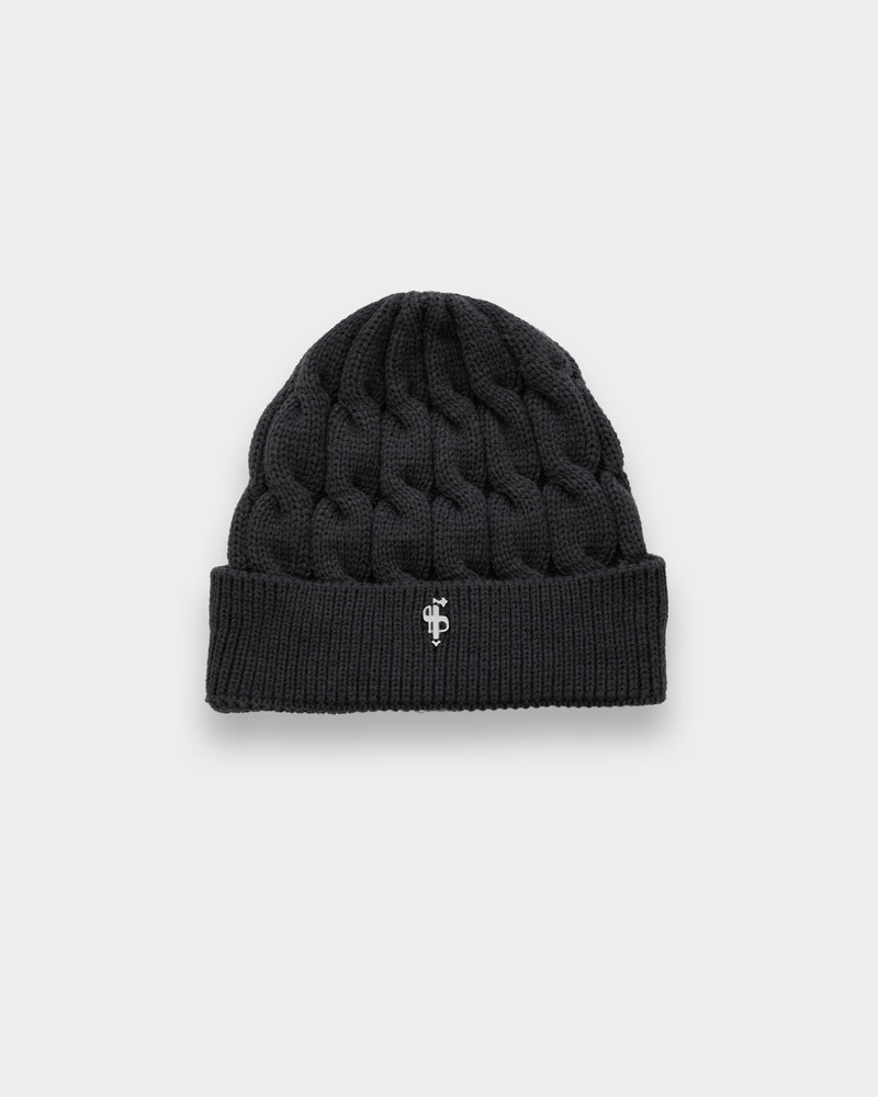 Father Sons Link Weave Beanie Hat Charcoal - FSJ111 (PRE ORDER 12TH NOVEMBER)
