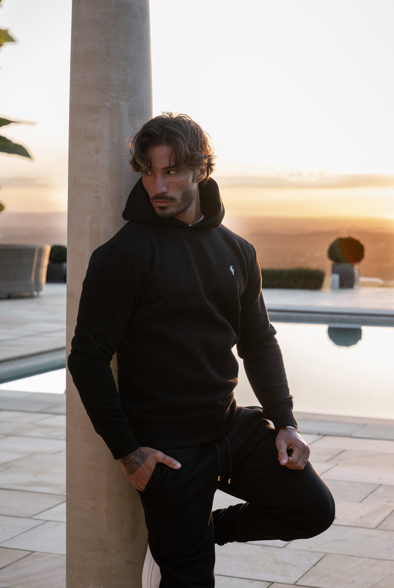 FS Plain Black Hoodie With FS Branding - FSH1189 (PRE ORDER 10TH DECEMBER)