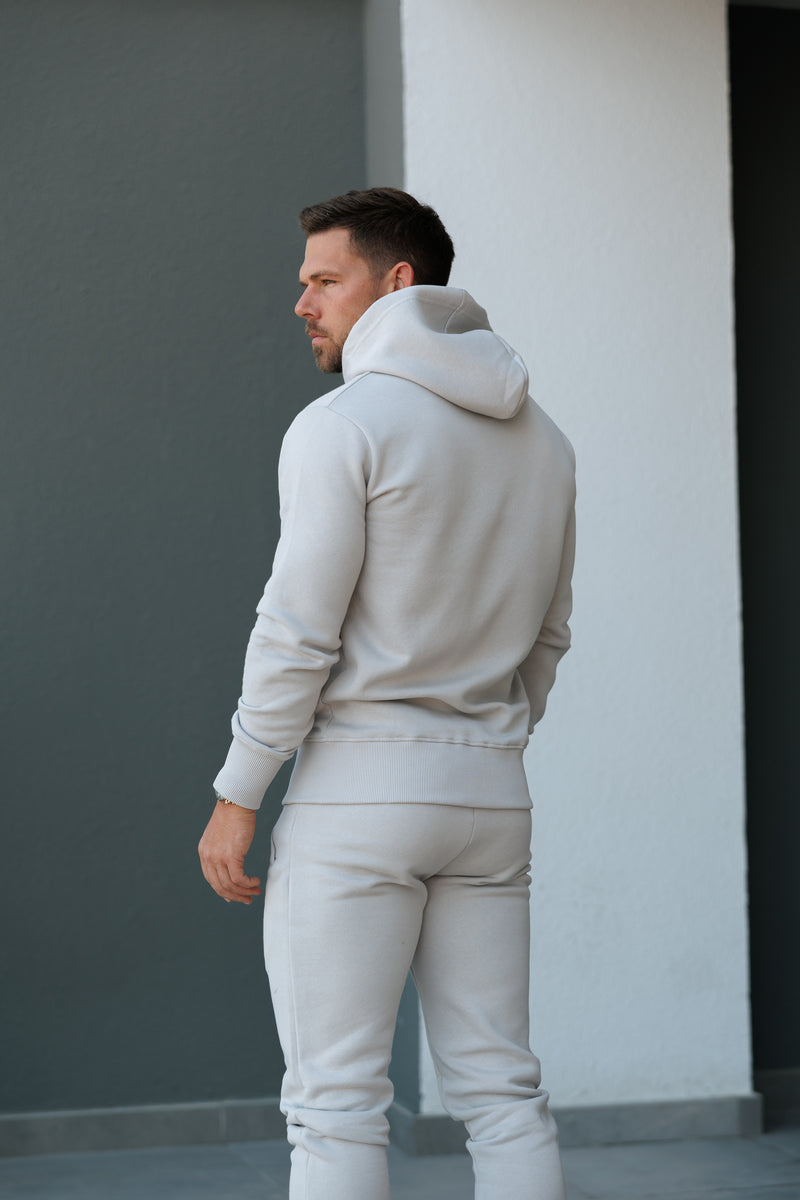 FS Light Grey / Silver Full Zip Hoodie with Pockets - FSH1250