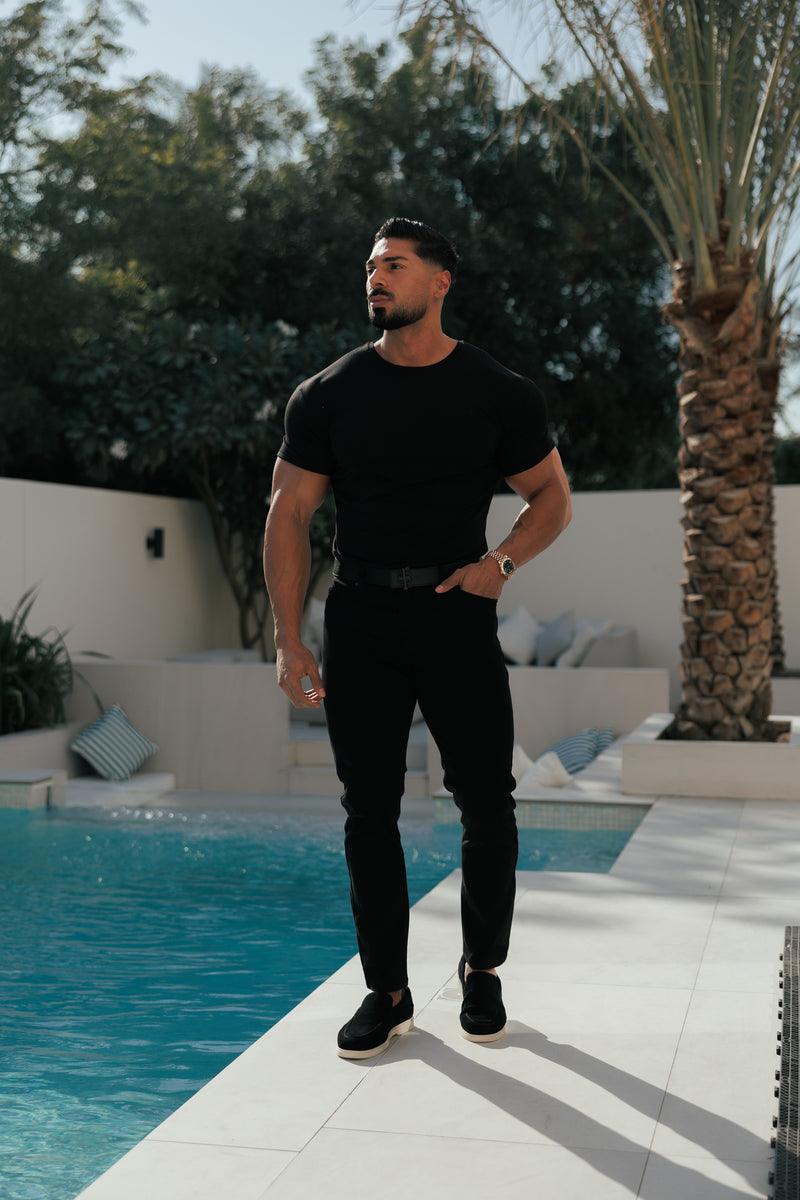 Father Sons Black Relaxed Tencel Jeans - FSJEAN019