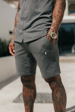Father Sons Charcoal Pique Shorts - FSH1363 (PRE ORDER 16TH MAY)