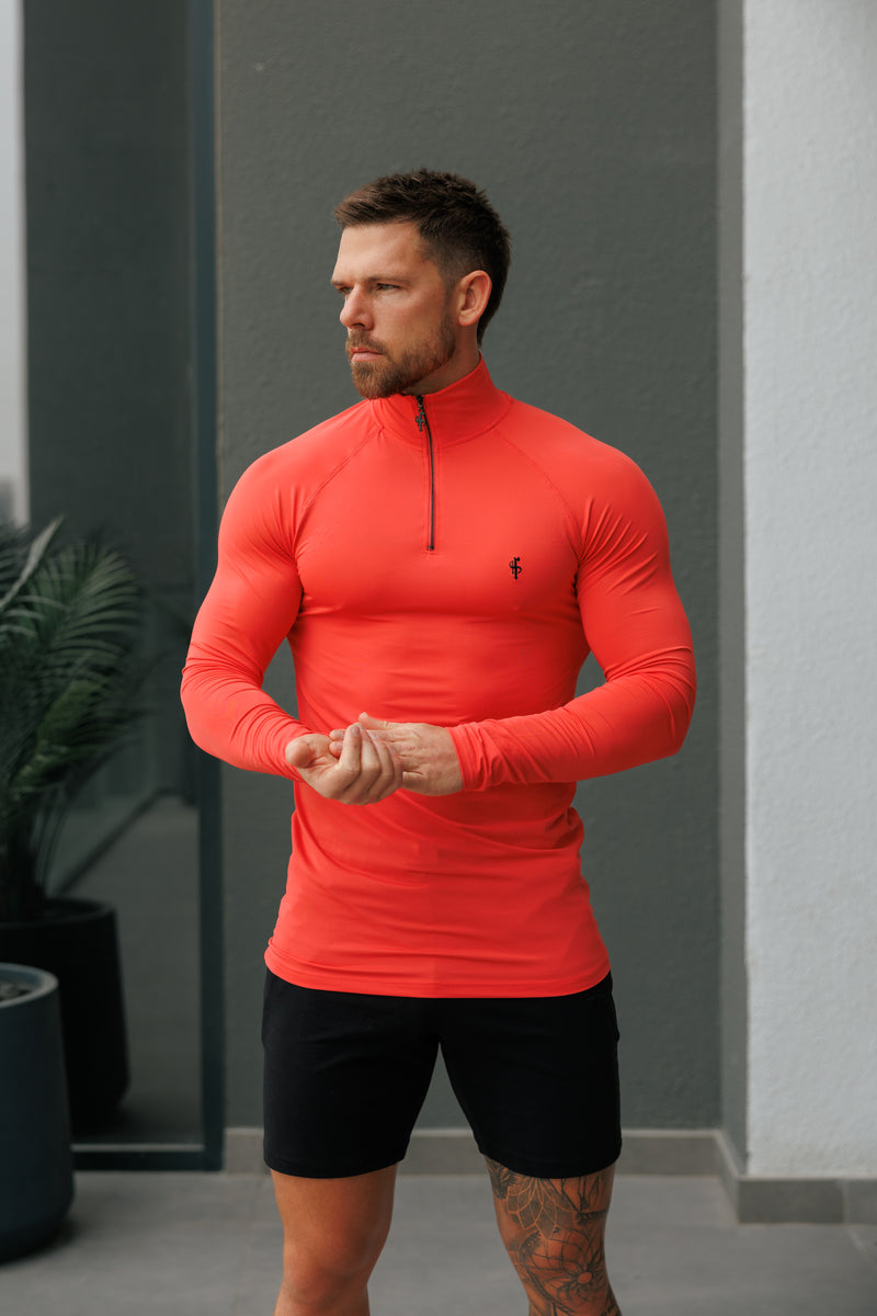 FS LS Coral Half Zip Gym Top - FSH1284