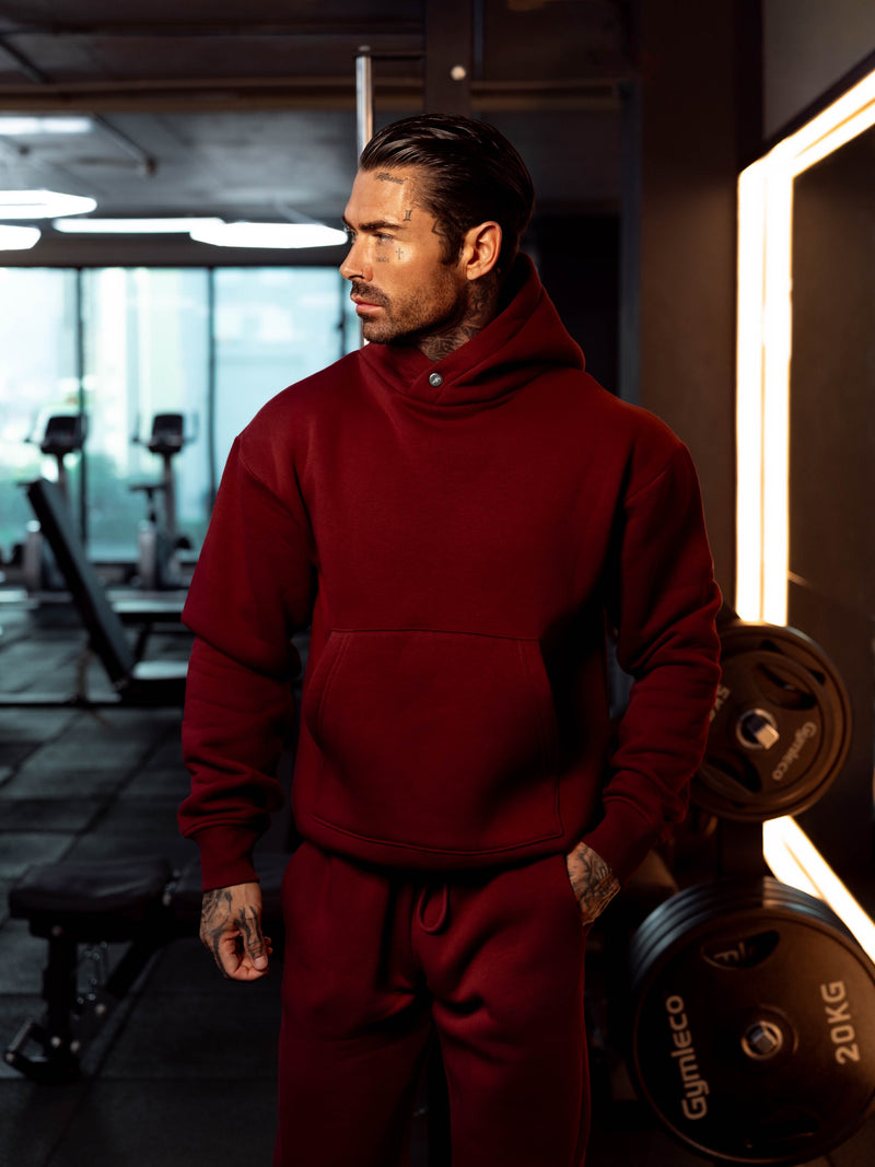 FS Burgundy Oversized Bottoms - FSR010