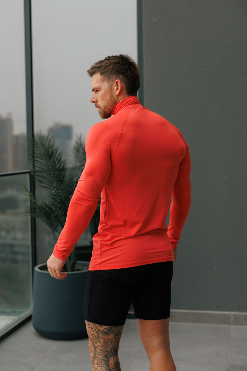 FS LS Coral Half Zip Gym Top - FSH1284