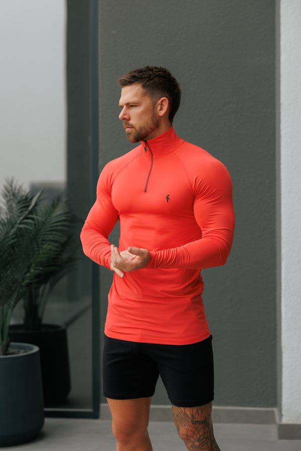 FS LS Coral Half Zip Gym Top - FSH1284