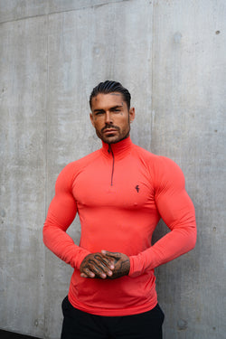 FS LS Coral Half Zip Gym Top - FSH1284