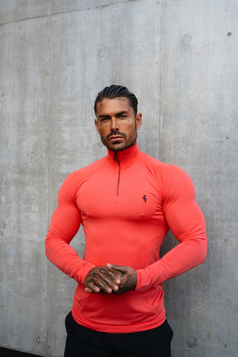 FS LS Coral Half Zip Gym Top - FSH1284