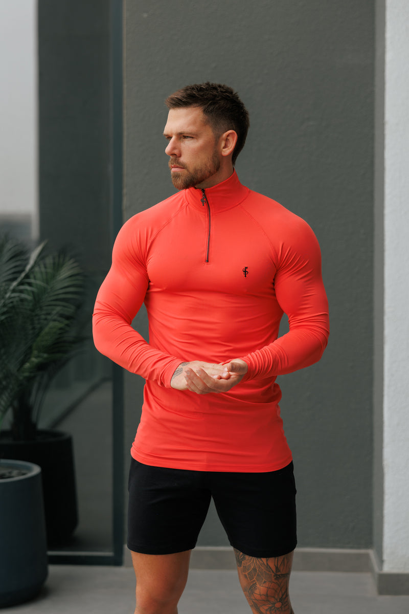 FS LS Coral Half Zip Gym Top - FSH1284