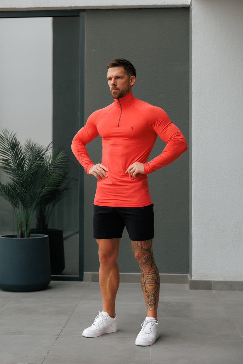 FS LS Coral Half Zip Gym Top - FSH1284