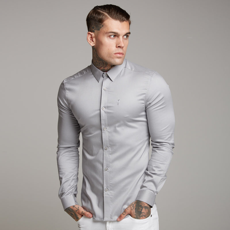 Father Sons Super Slim Luxe Ultra Stretch Light Grey -  FS333